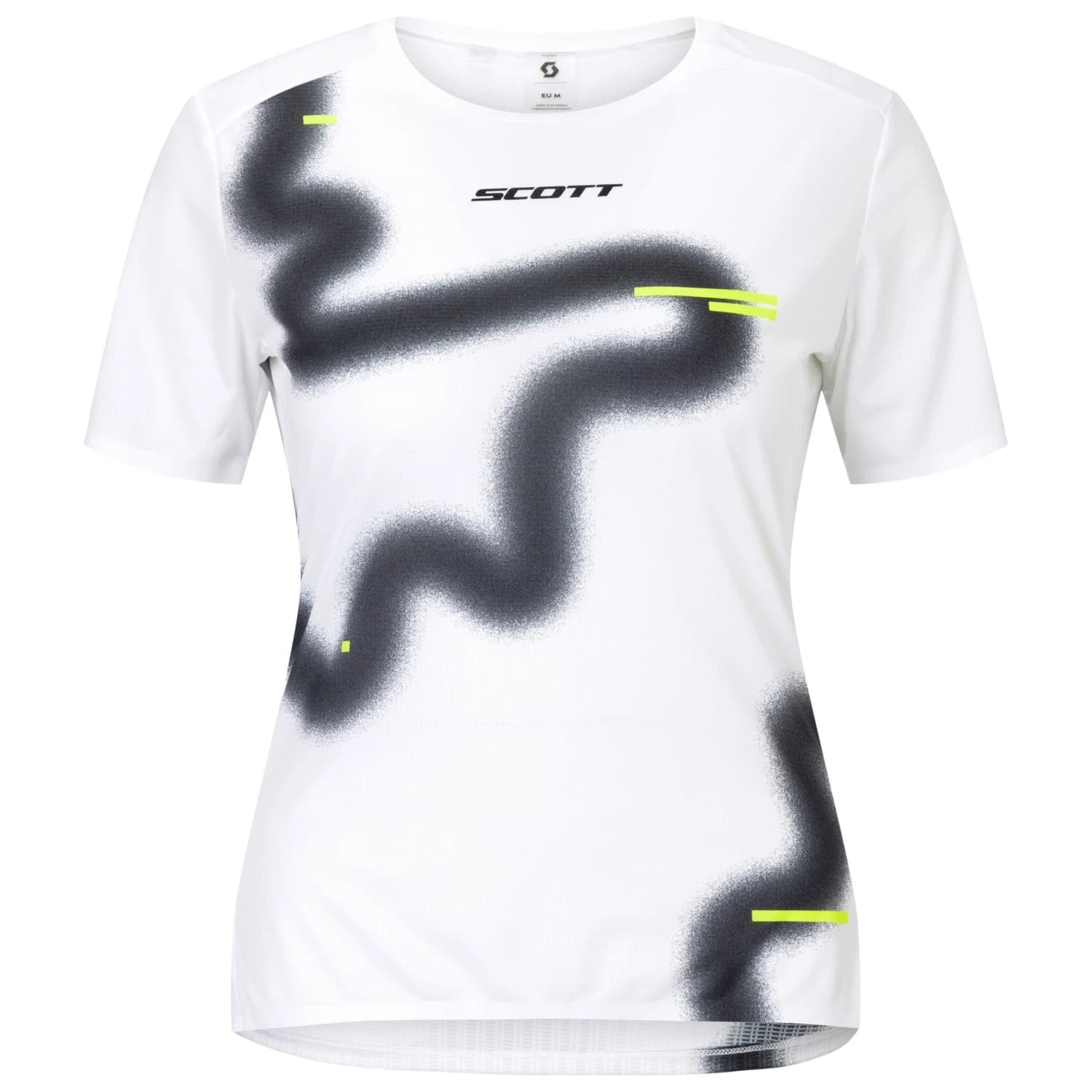 Дамска тениска Scott Women's Tee Rc Run S/S Running shirt - White / Black