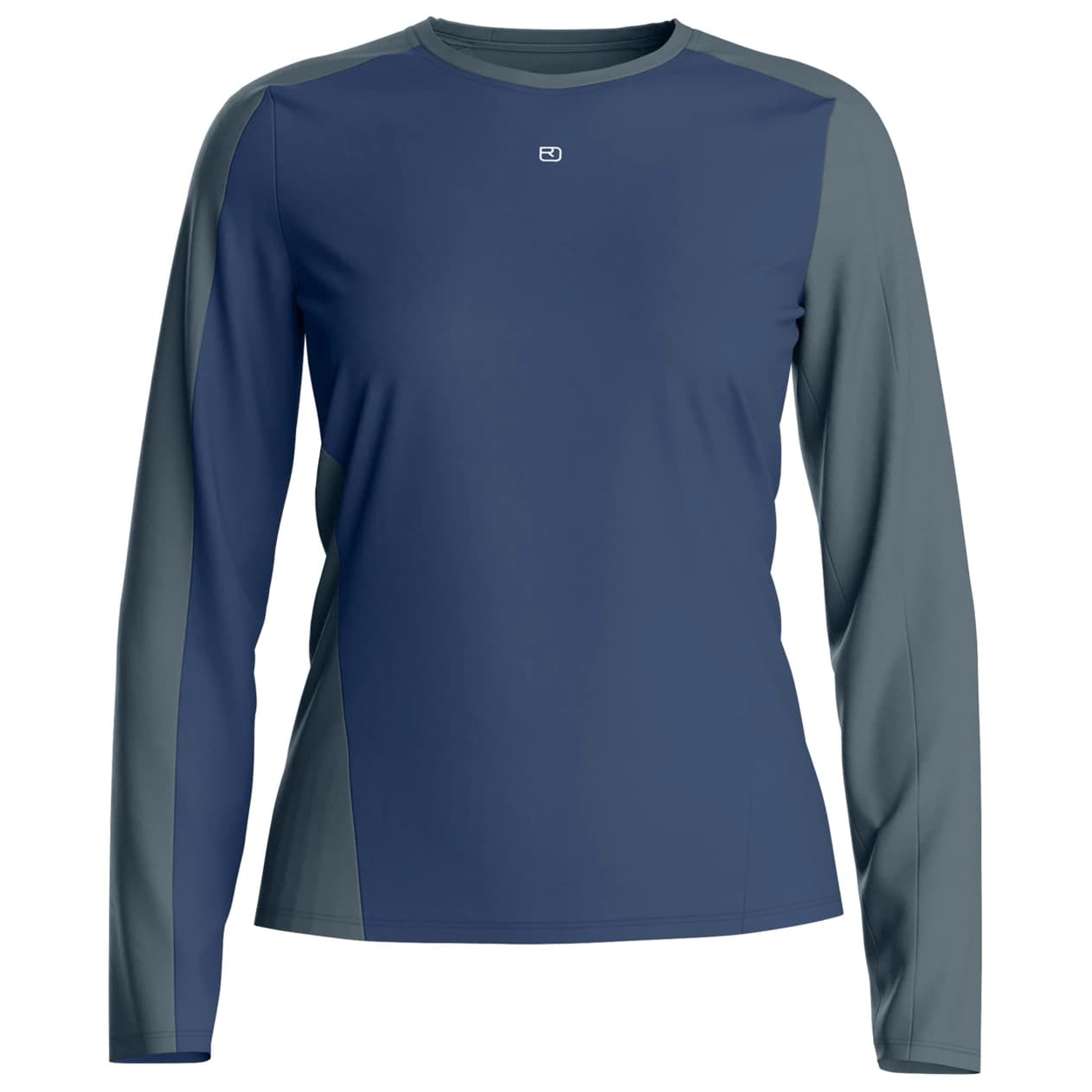 Дамска мериносова блуза Ortovox Women's 120 Cool Tec Fast Upward L/S Merino shirt - Blue Nunatak