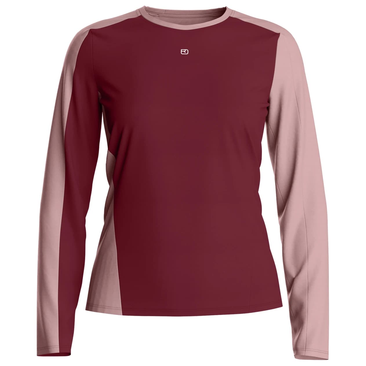 Дамска мериносова блуза Ortovox Women's 120 Cool Tec Fast Upward L/S Merino shirt - Red Malbec