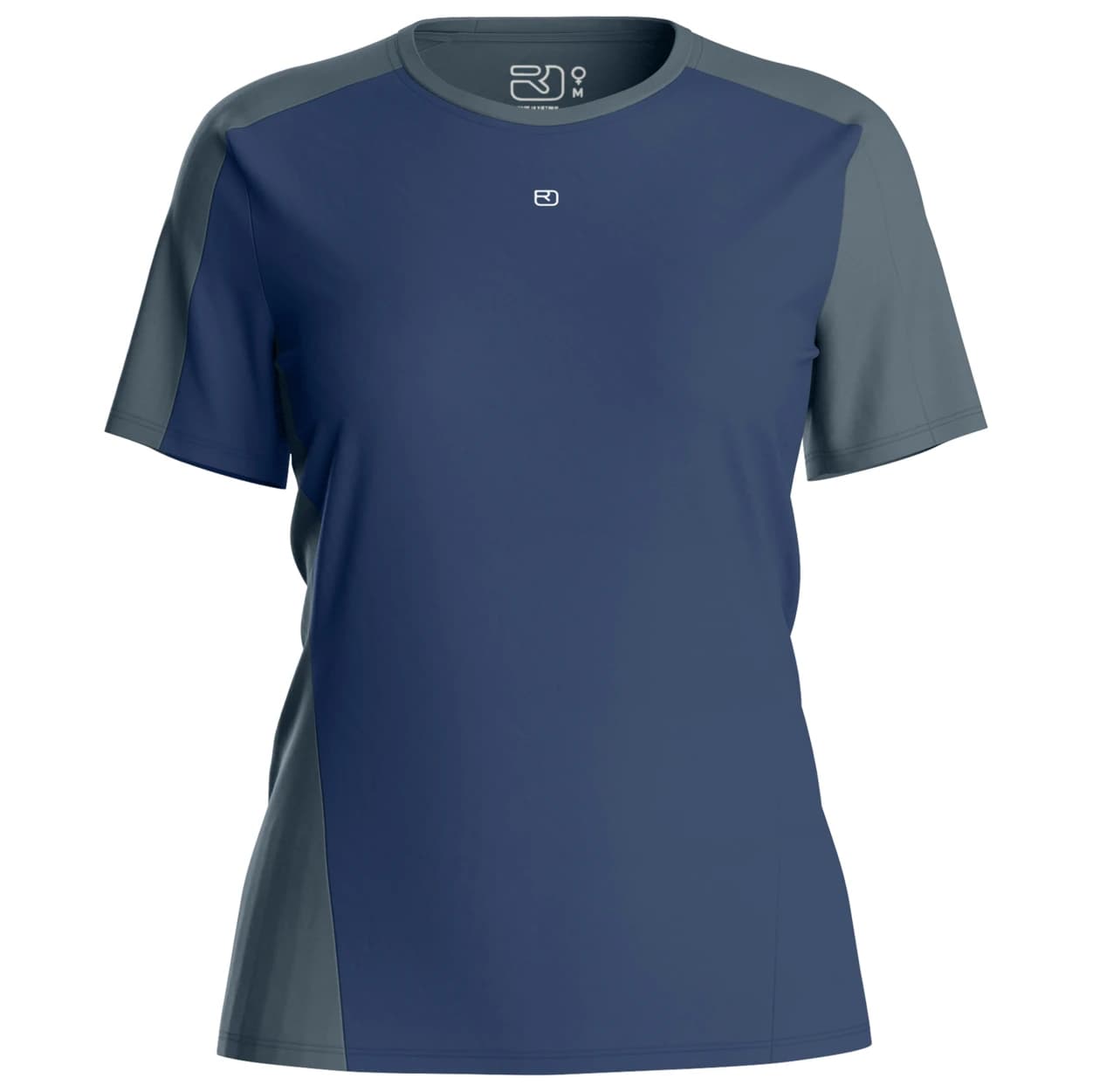 Дамска мериносова блуза Ortovox Women's 120 Cool Tec Fast Upward T-Shirt Merino shirt - Blue Nunatak