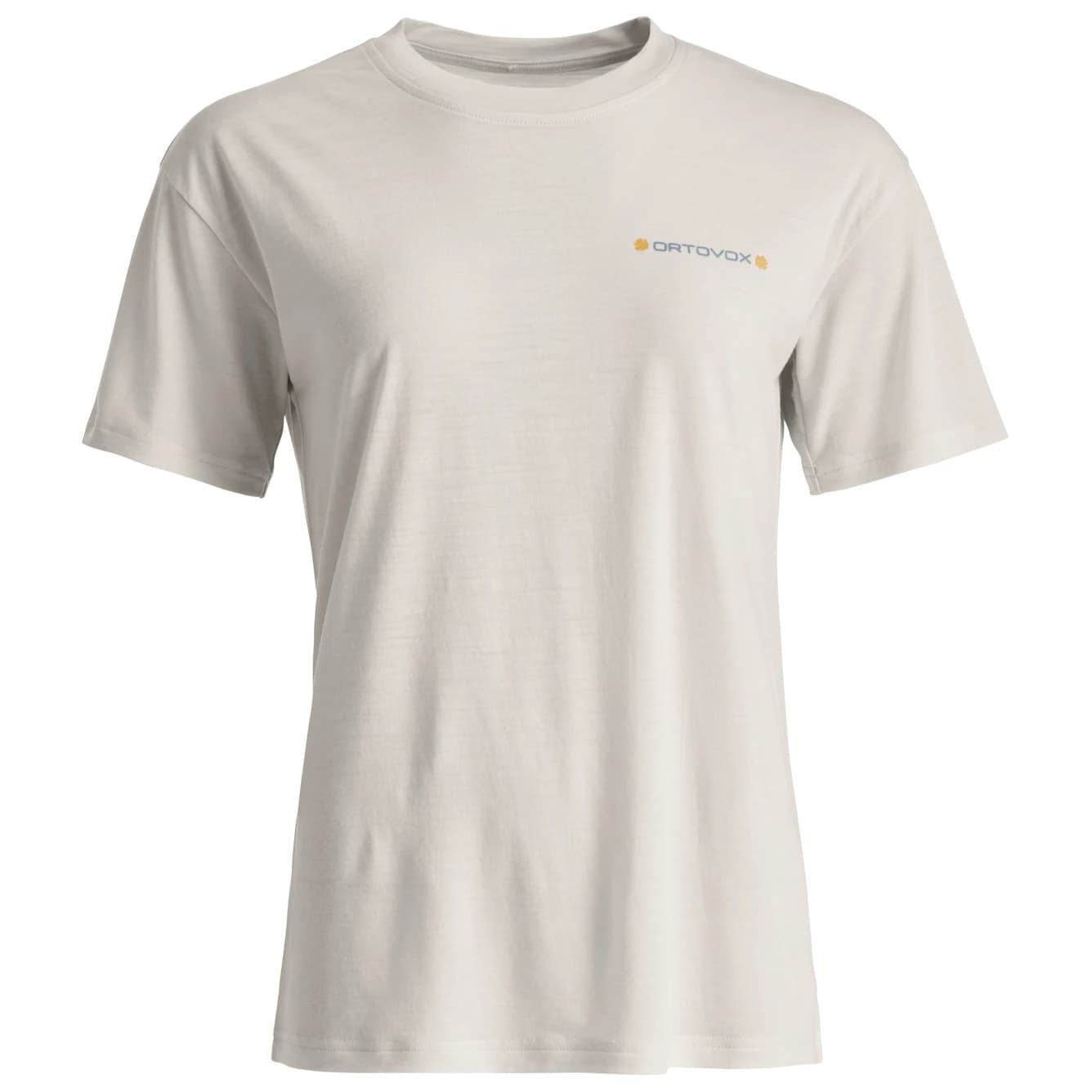 Дамска мериносова блуза Ortovox Women's 150 Cool Climbing Vibes T-Shirt Merino shirt - White Tea