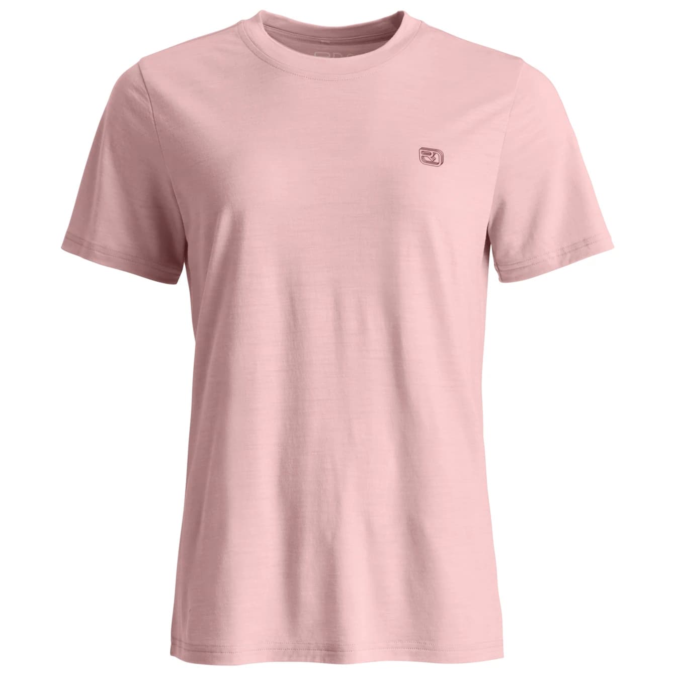Дамска мериносова блуза Ortovox Women's 150 Cool Logo Staple T-Shirt Merino shirt - Dawn Rose