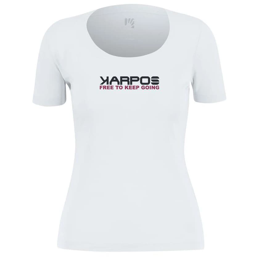 Дамска тениска Karpos Women's Loma Cotton T-Shirt - Bright White