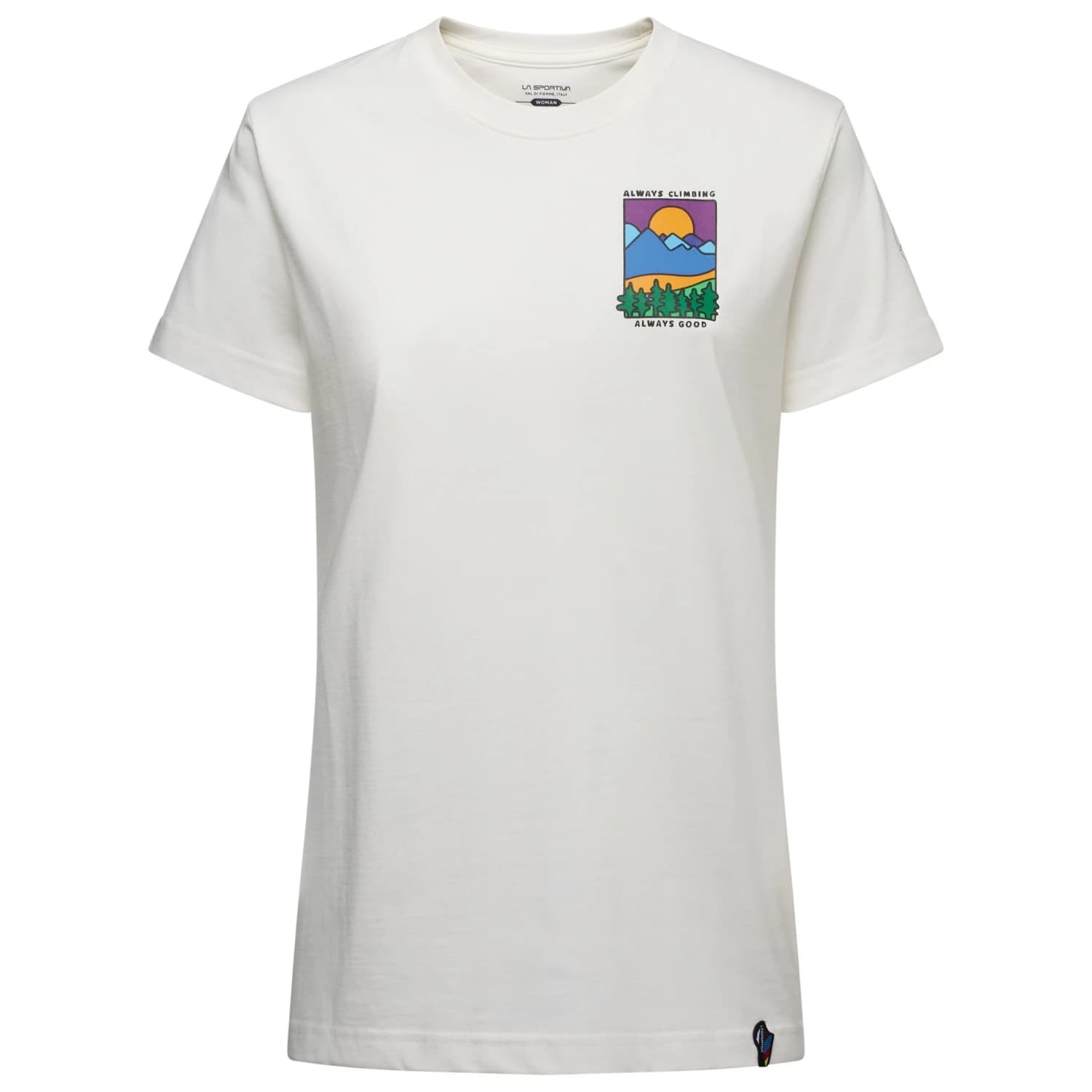 Дамска тениска La Sportiva Women's Always Climbing T-shirt - Chalk
