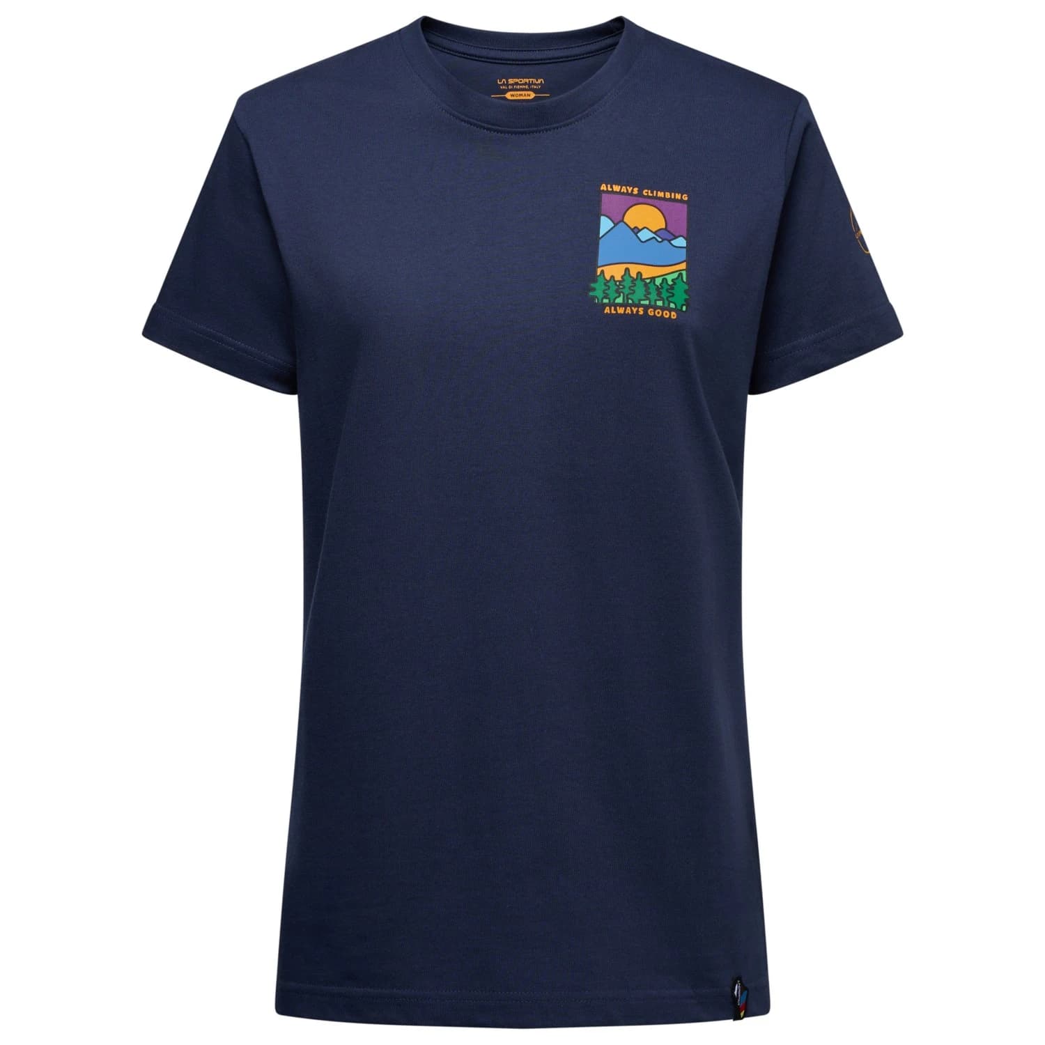 Дамска тениска La Sportiva Women's Always Climbing T-shirt - Night Sky