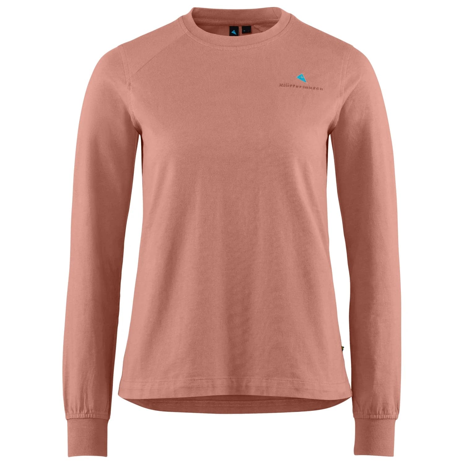Дамска тениска Klättermusen Women's Root Logo L/S Tee Longsleeve - Cedar Rose