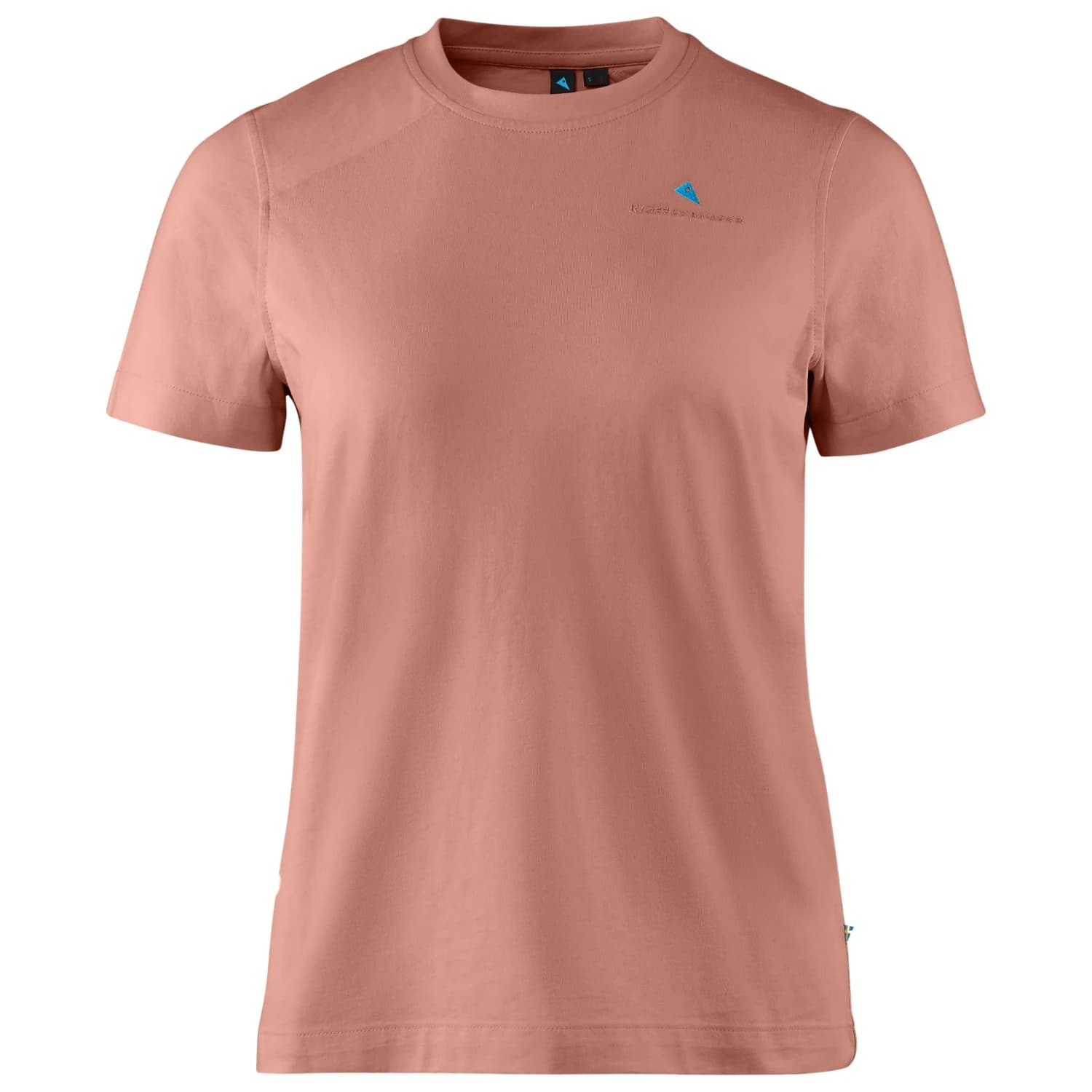 Дамска тениска Klättermusen Women's Root Logo S/S Tee T-shirt - Cedar Rose