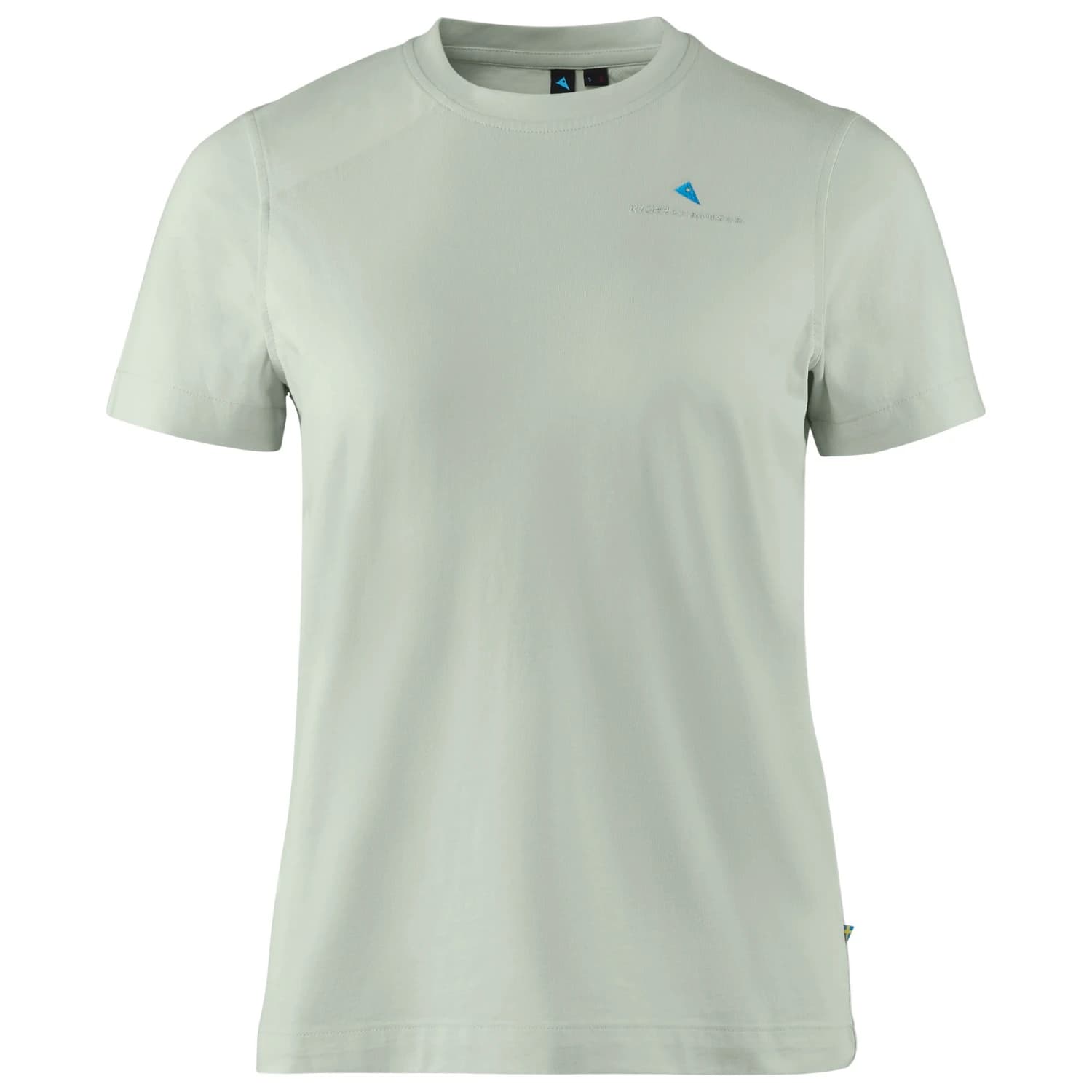 Дамска тениска Klättermusen Women's Root Logo S/S Tee T-shirt - Sea Foam
