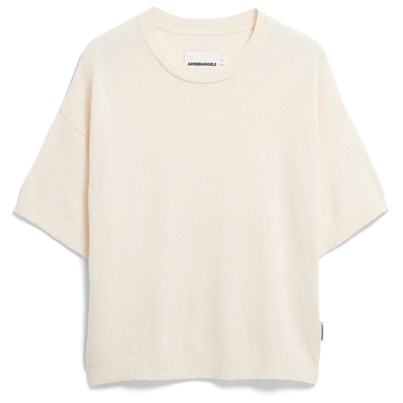 Дамска тениска ARMEDANGELS Women's S Sl Linen Blend Knit Sweater T-shirt - Undyed