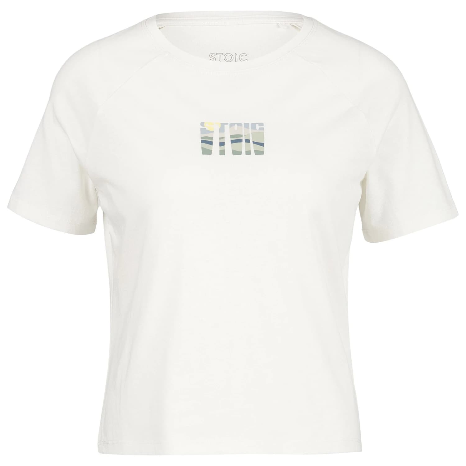 Дамска тениска Stoic Women's Hemp30 UtbySt. Crop Tee T-shirt - Blanc White
