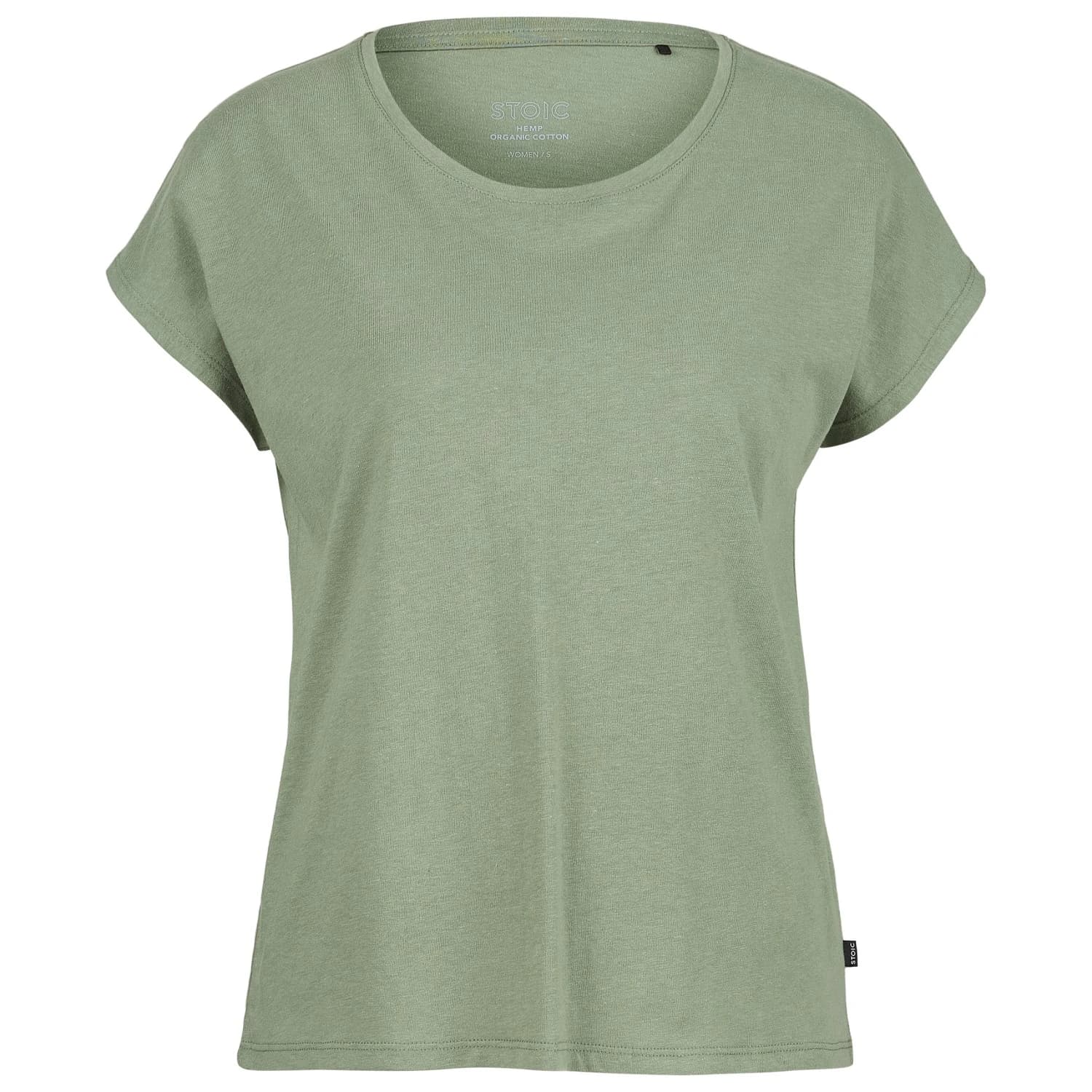 Дамска тениска Stoic Women's Hemp30 UtbySt. Loose Tee T-shirt - Agave Green