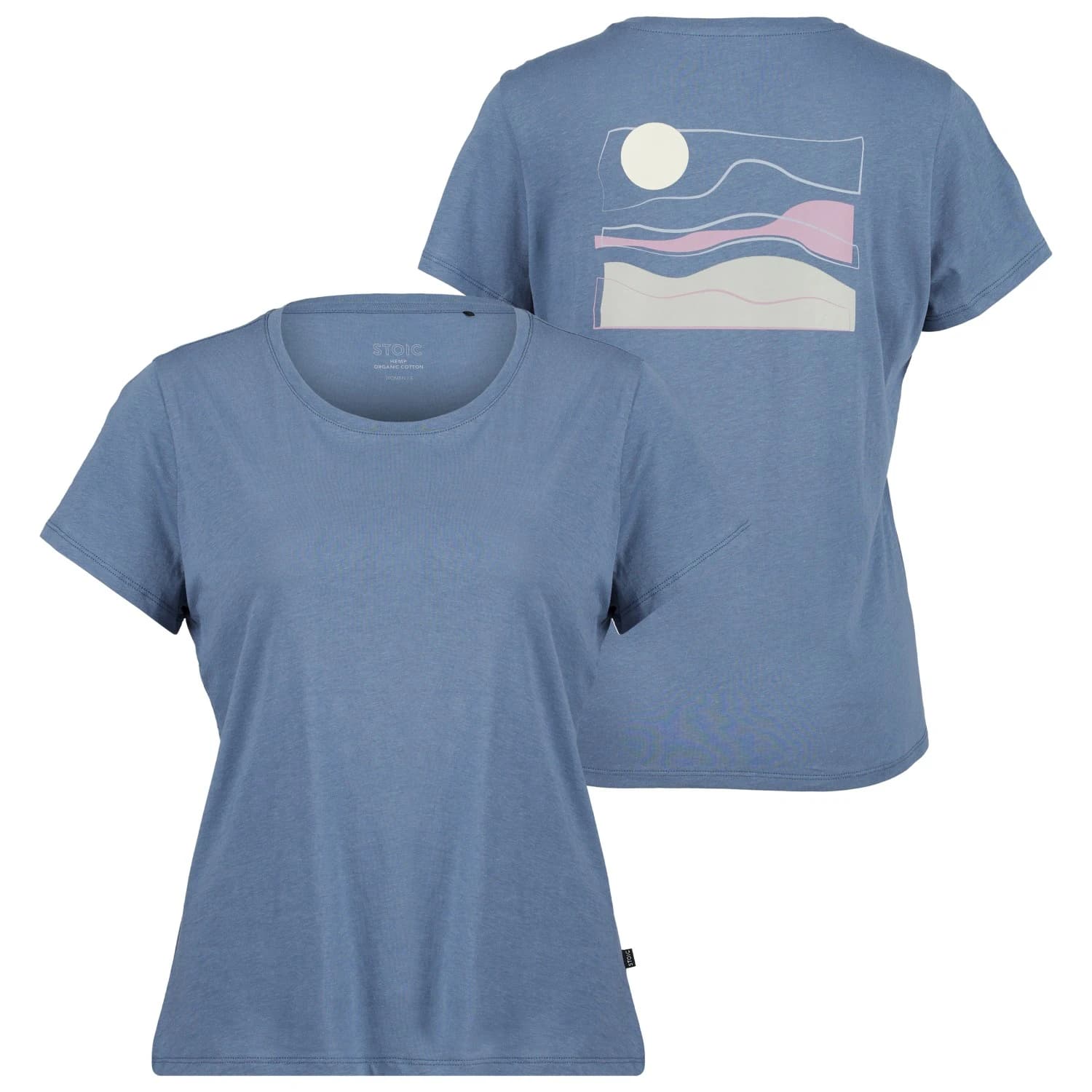 Дамска тениска Stoic Women's Hemp30 UtbySt. Tee T-shirt - Ocean Blue