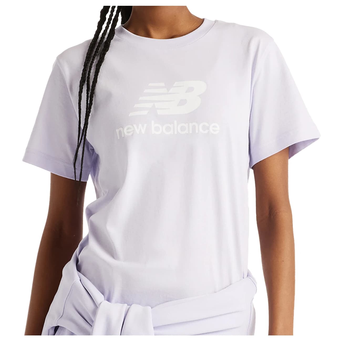 Дамска тениска New Balance Women's Sport Essentials Jersey Logo T-Shirt - Smoked Violet