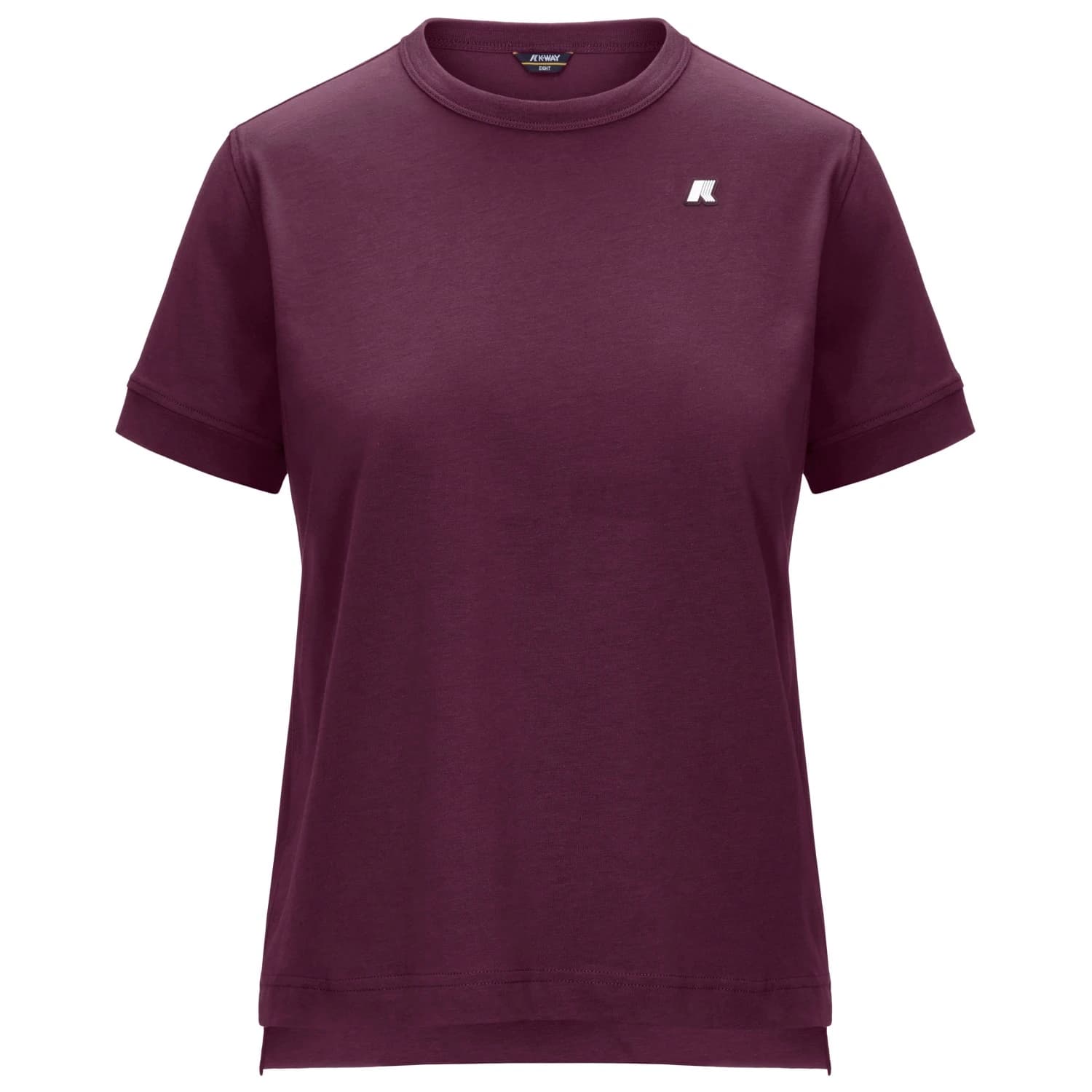 Дамска тениска K-Way Women's Emel T-shirt - Violet Mauve Wine