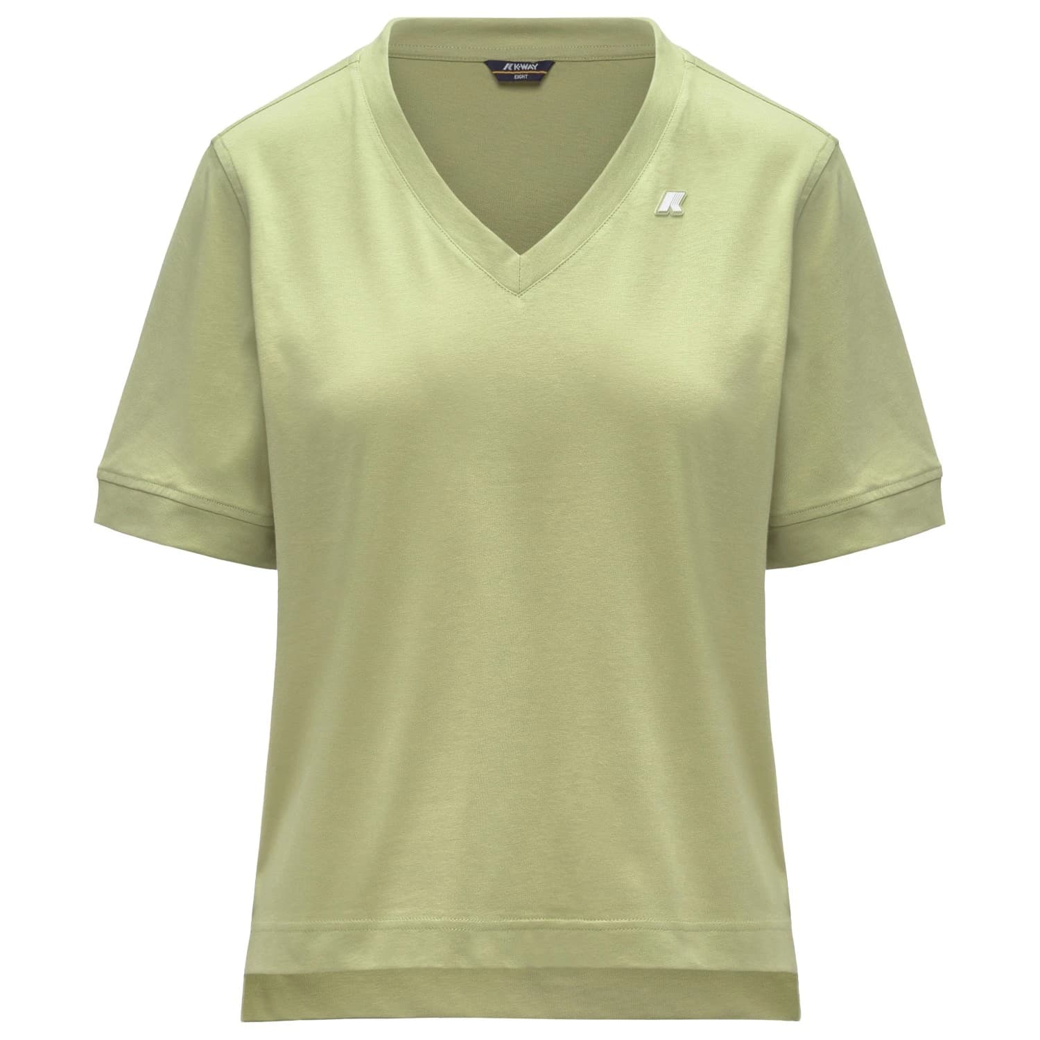 Дамска тениска K-Way Women's Leda T-shirt - Green Dark Lime