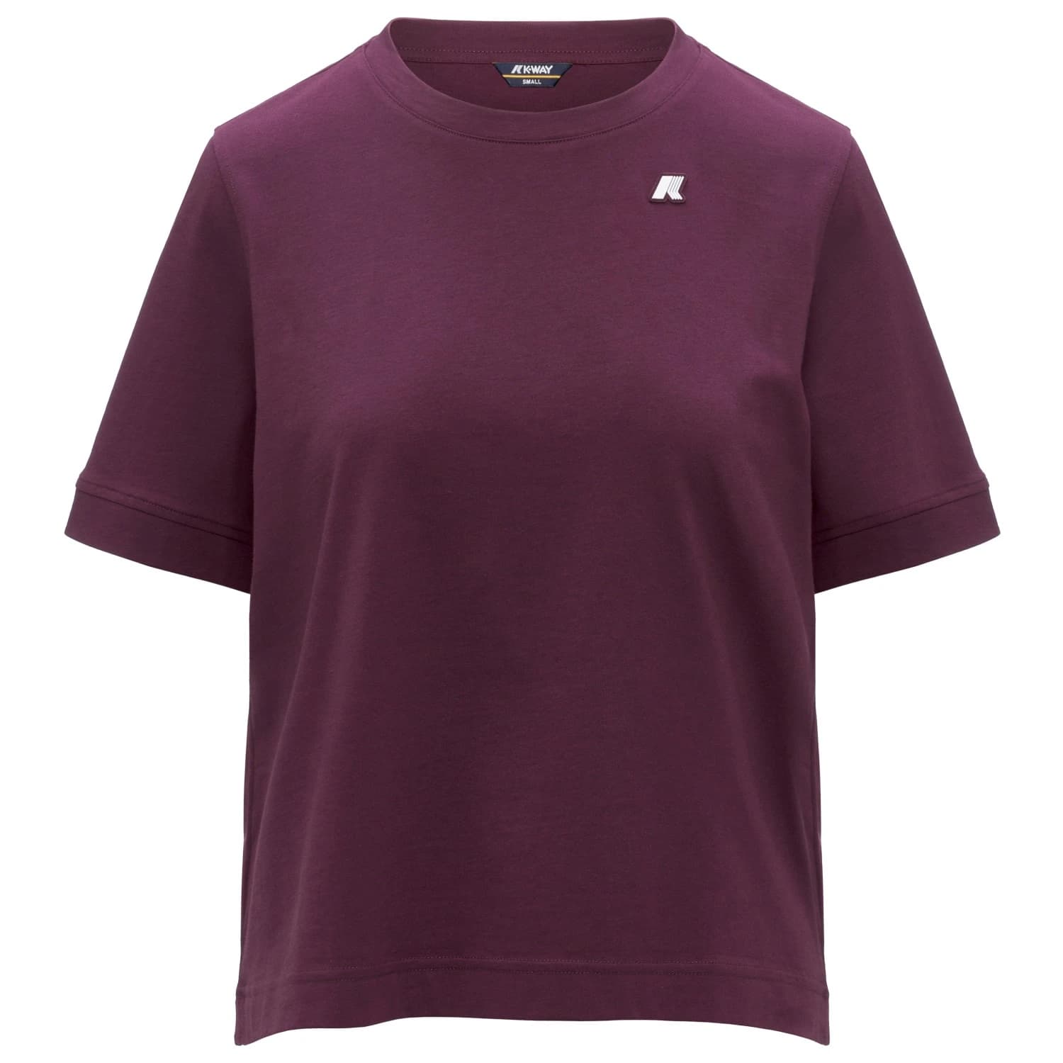 Дамска тениска K-Way Women's Selune T-shirt - Violet Mauve Wine