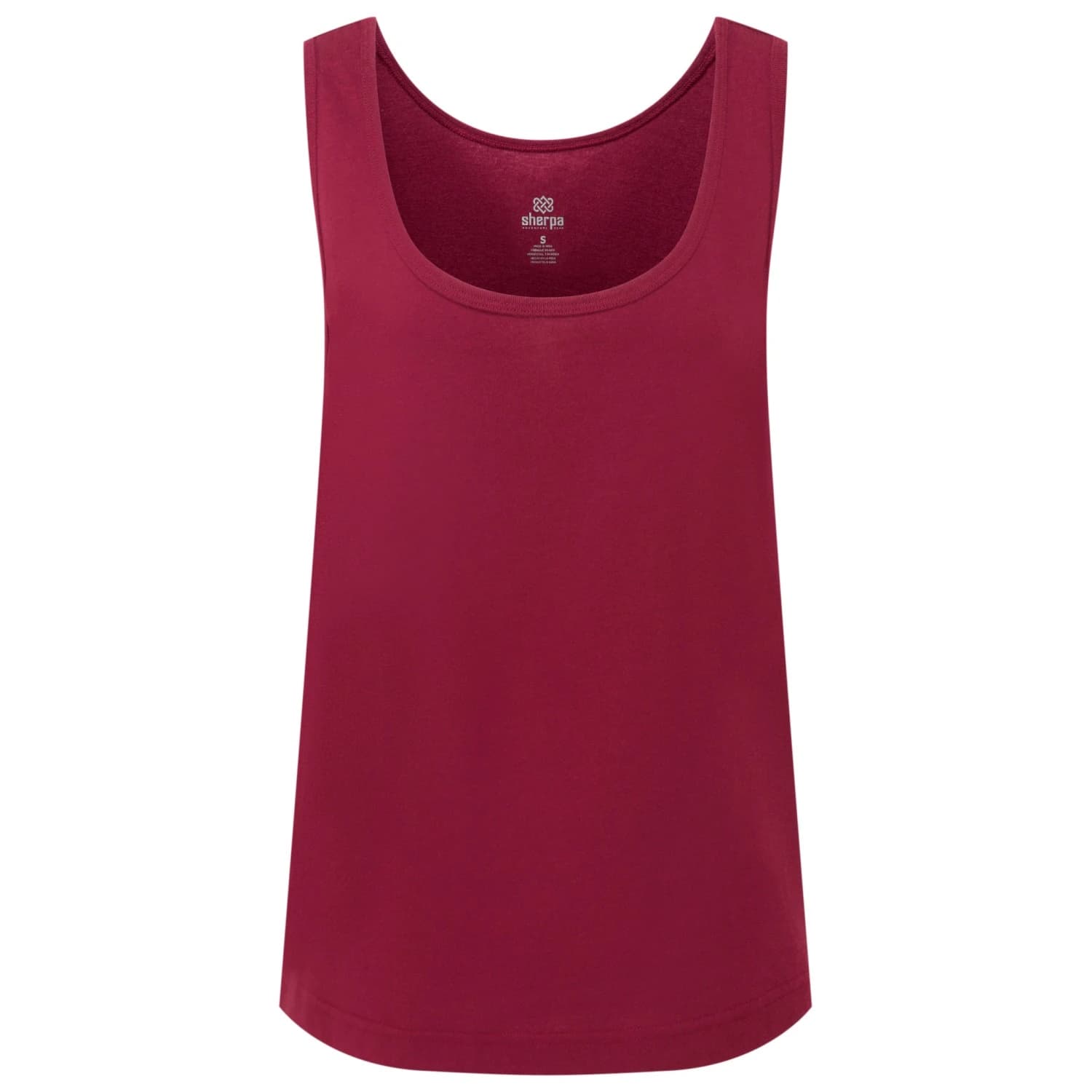 Дамски топ Sherpa Women's Jutnu Scoop Neck Tank Top - Wine