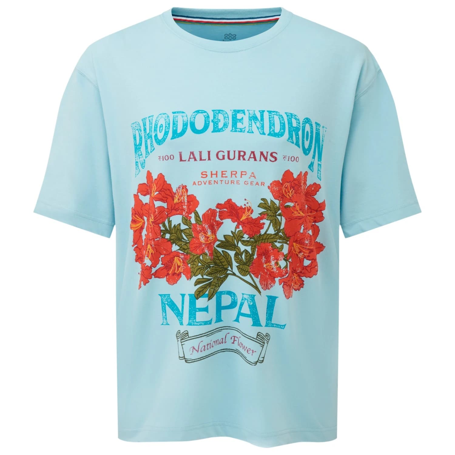 Дамска тениска Sherpa Women's Tarcho Rhododendron Tee T-shirt - Light Blue
