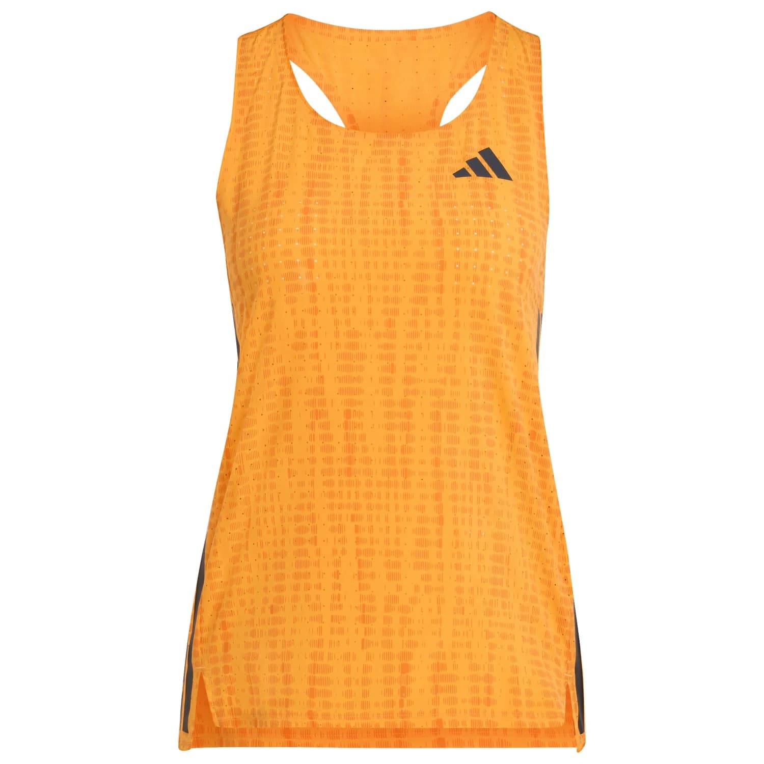 Дамска тениска adidas Women's Adizero Singlet Running shirt - Pure Tangerine / Pure Orange