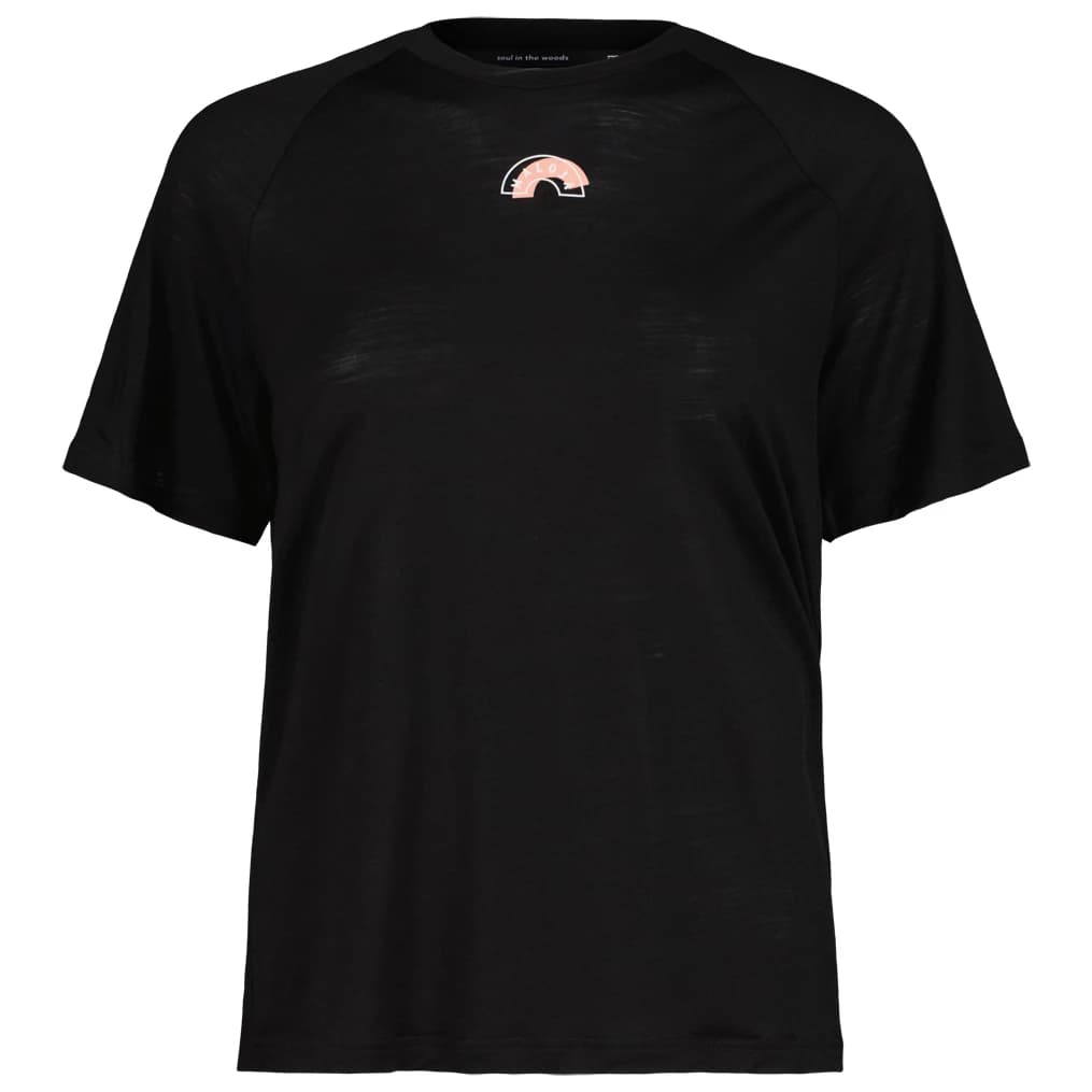 Дамска мериносова блуза Maloja Women's IllingM. Sport shirt - Deep Black