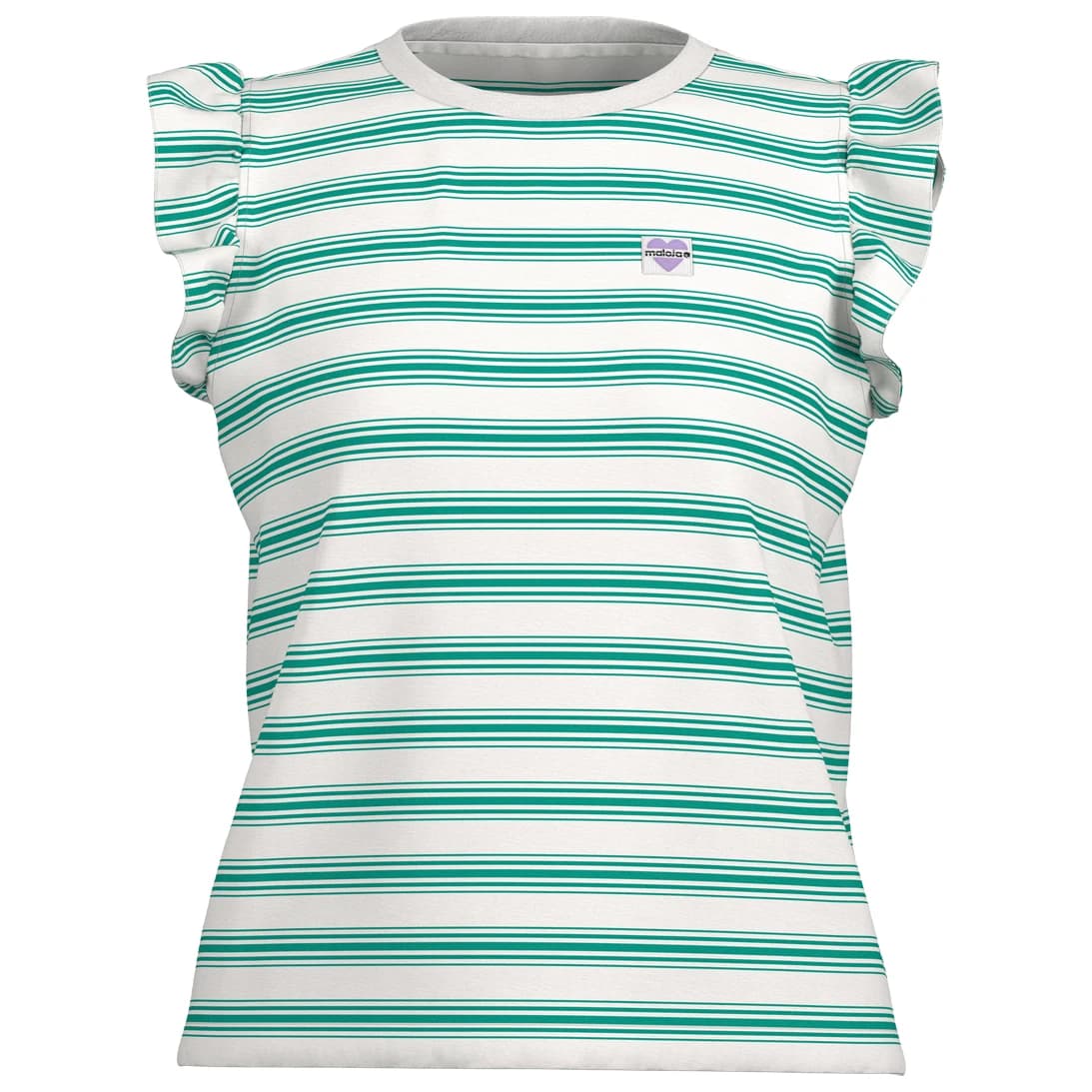 Дамска тениска Maloja Women's MalaspinaM. T-shirt - Polar Light Stripe