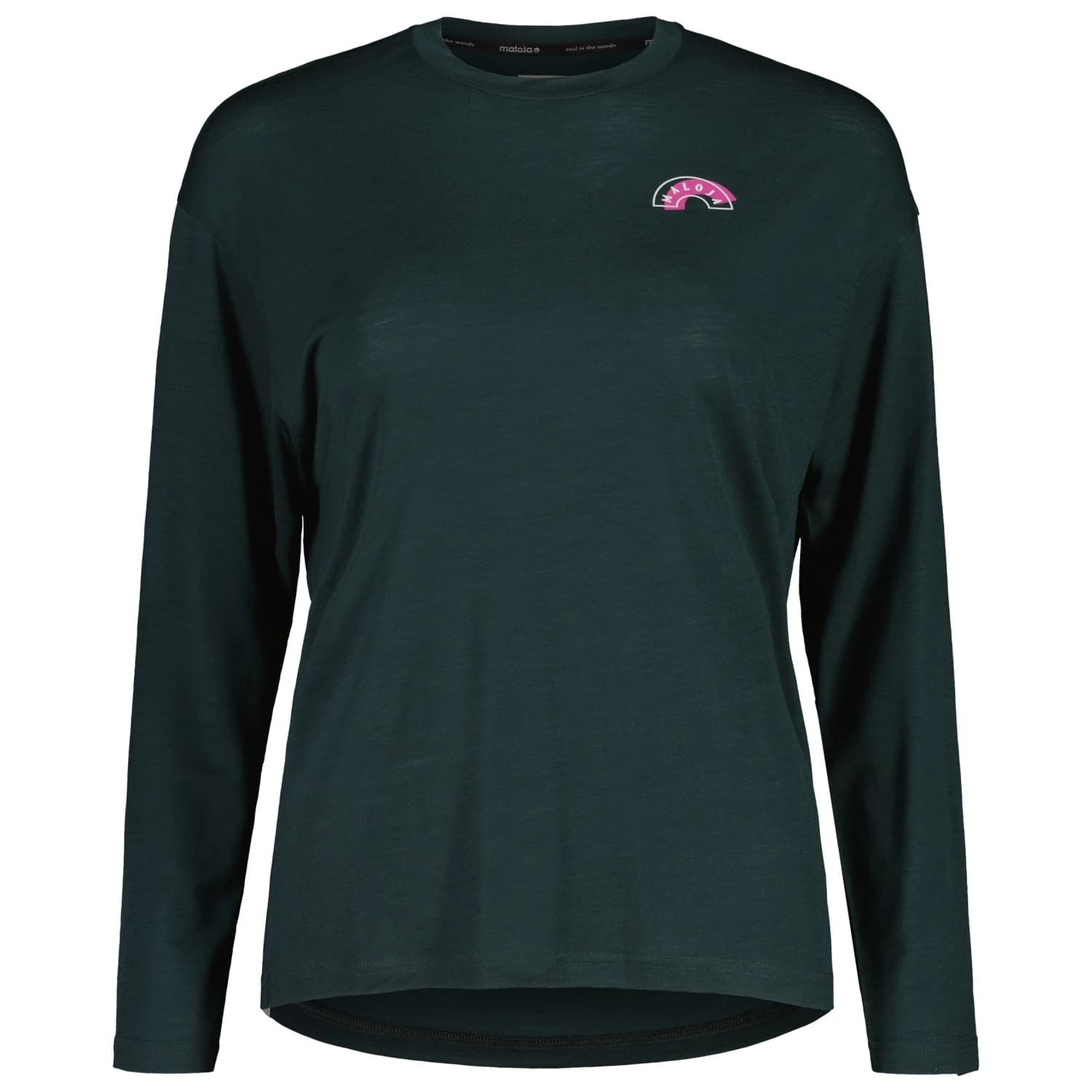Дамска мериносова блуза Maloja Women's WiestalM. Merino shirt - Mountain Pine
