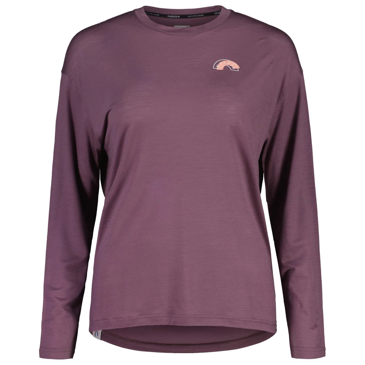 Дамска мериносова блуза Maloja Women's WiestalM. Merino shirt - Stormy Lilac