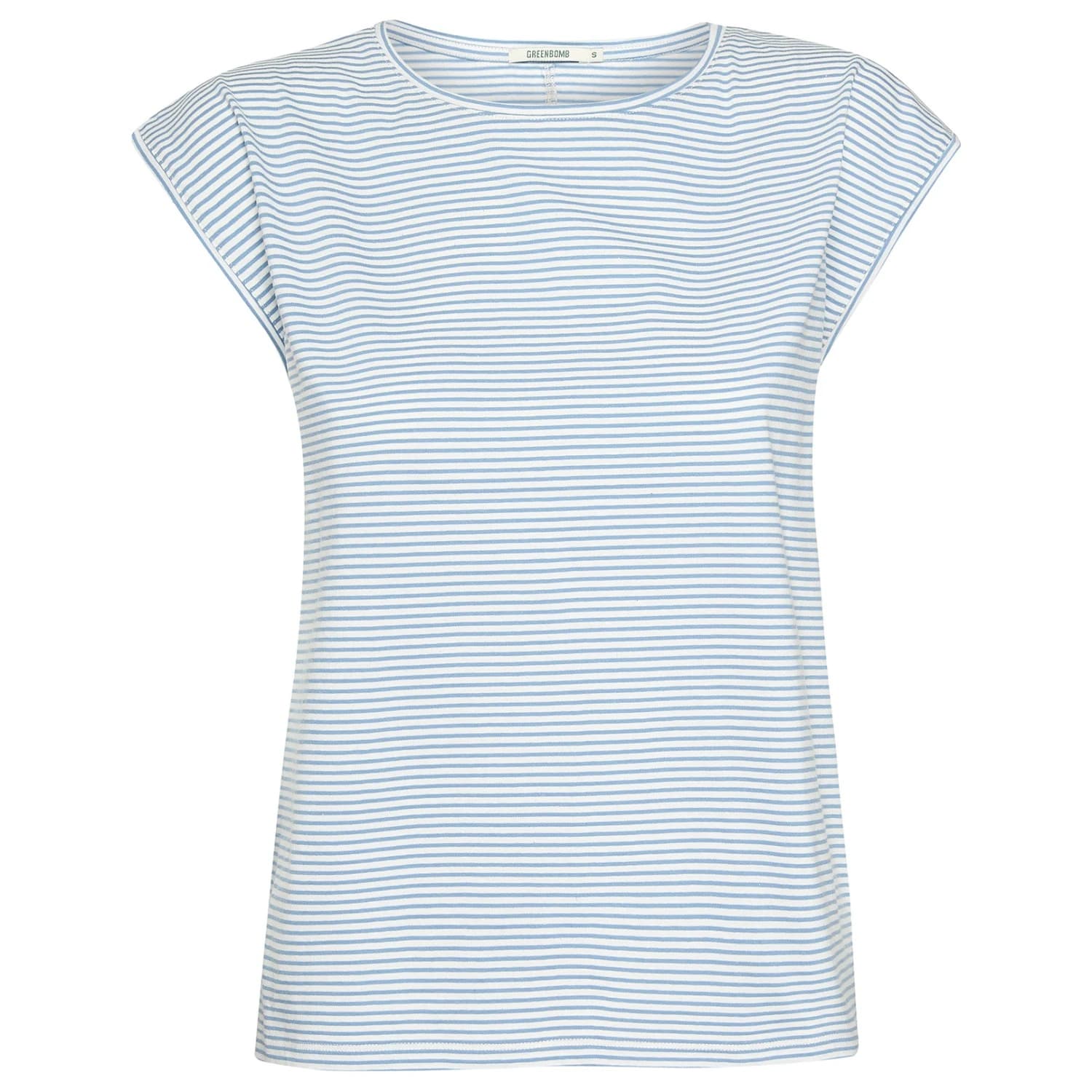 Дамска тениска GreenBomb Women's Basic Timid T-shirt - Glacier Stripes