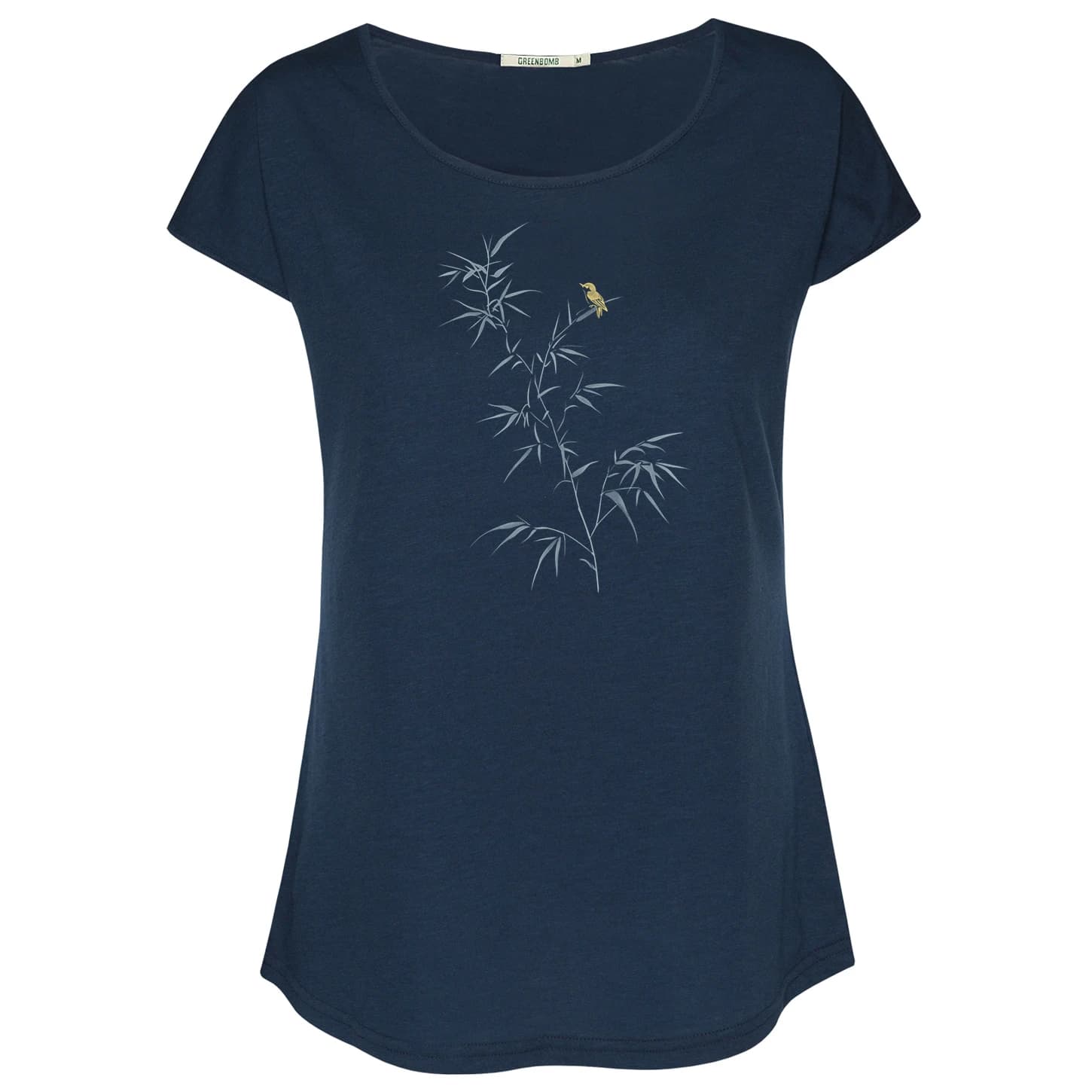 Дамска тениска GreenBomb Women's Dickybird Cool T-Shirt - Navy