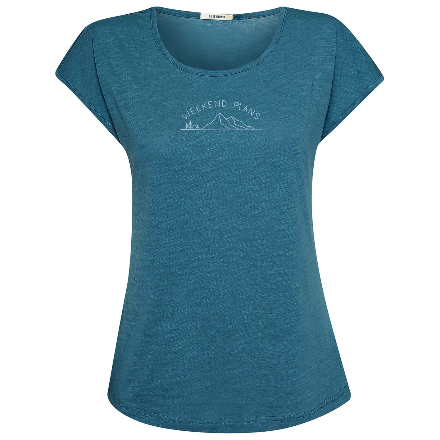 Дамска тениска GreenBomb Women's Weekend Plans Cool T-Shirt - True Blue
