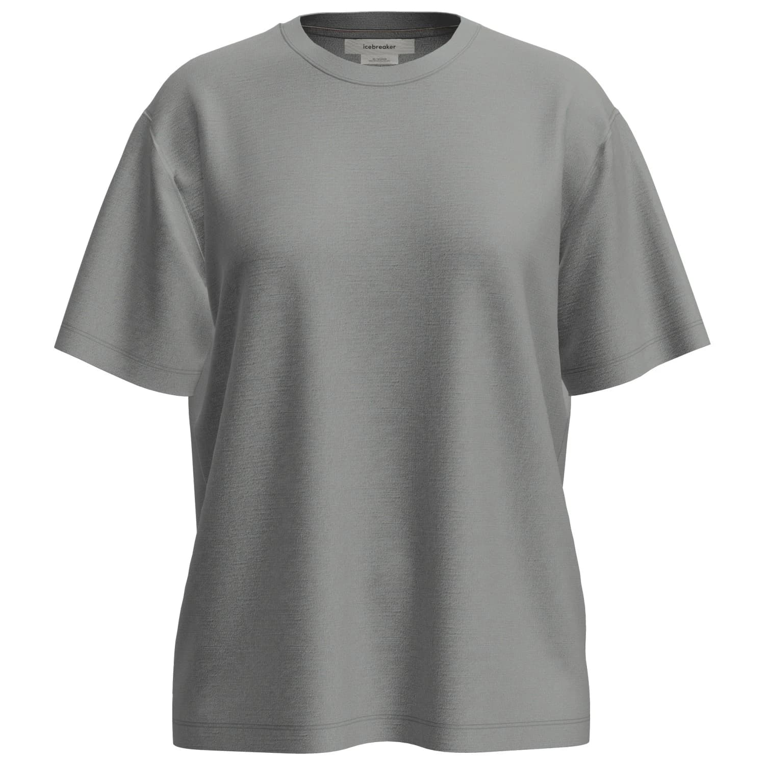 Дамска мериносова блуза Icebreaker Women's Merino 150 Tech Lite S/S Relaxed Tee Merino shirt - Proto Grey