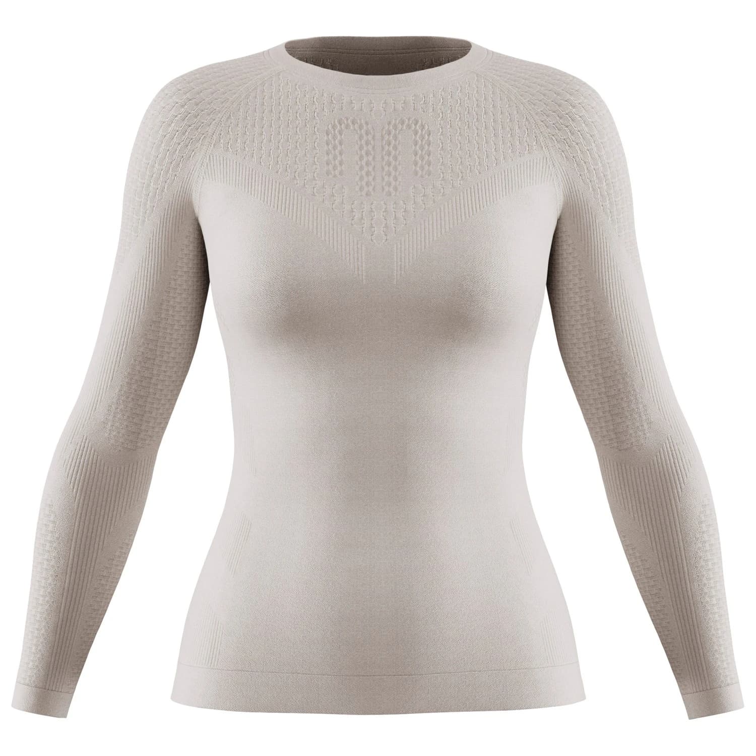 Дамска тениска Bauerfeind Sports Women's Sports Compression Shirt L/S Running shirt - Silver Grey