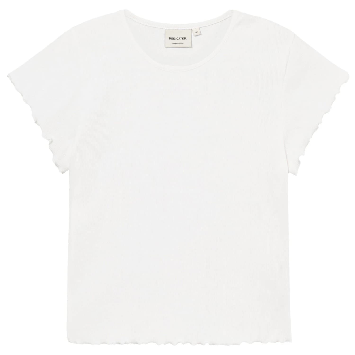 Дамска тениска Dedicated Women's Rib Top Ven T-shirt - White