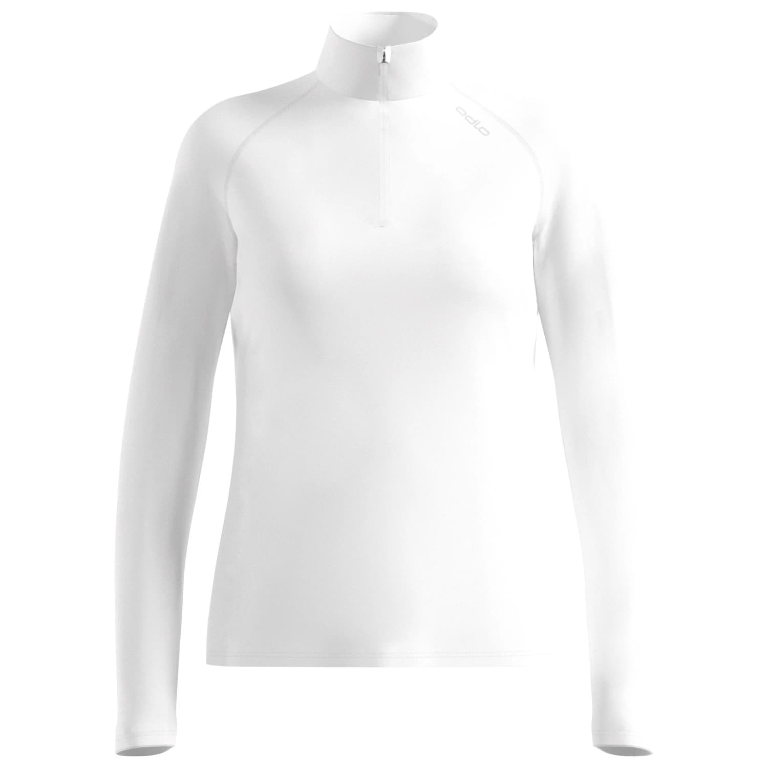 Дамска спортна тениска Odlo Women's Essential Warm Mid Layer 1/2 Zip Sport shirt - White