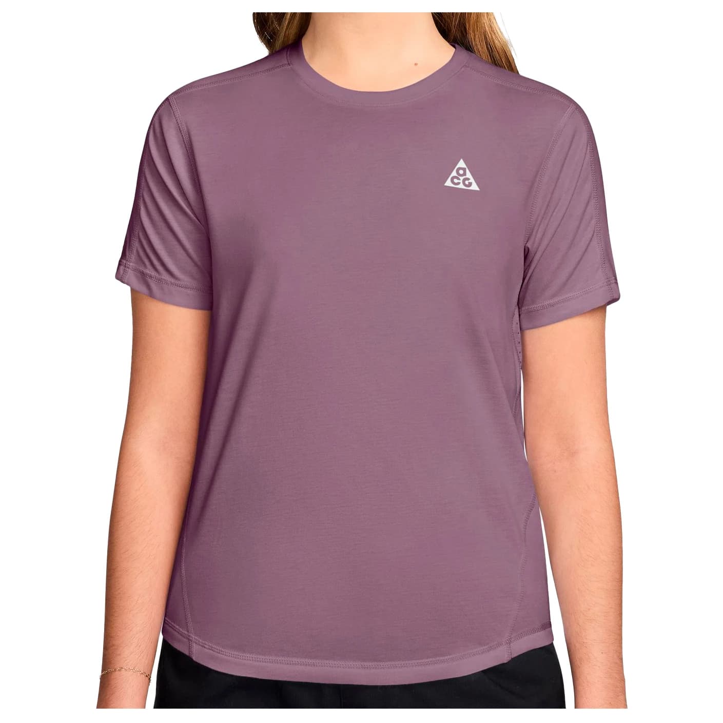 Тениска Nike Women's ACG Trail Dri-Fit S/S Top Running shirt - Violet Dust / Summit White