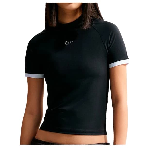 Дамска тениска Nike Women's S/S Fitted Top GLS Running shirt - Black
