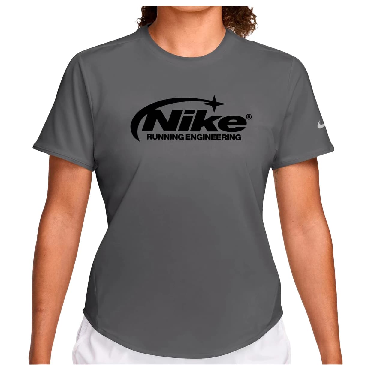 Дамска тениска Nike Women's Swift Dri-FIT Running Top Running shirt - Thunder Blue / Reflective Silver