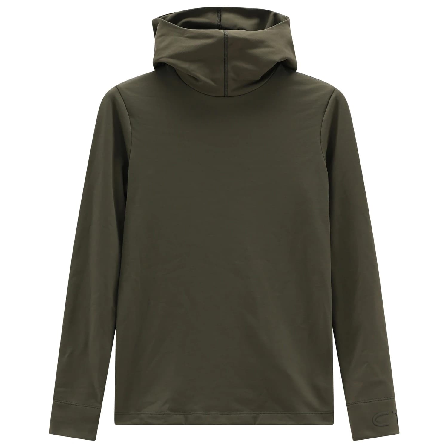 Спортна тениска CMP Women's Sweat Fix Hood 36L4766 Sport shirt - Moss