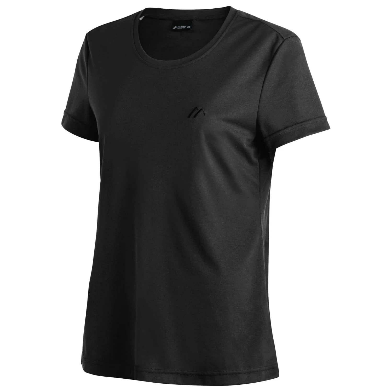 Дамска спортна тениска Maier Sports Women's Waltraud H/S Sport shirt - Black