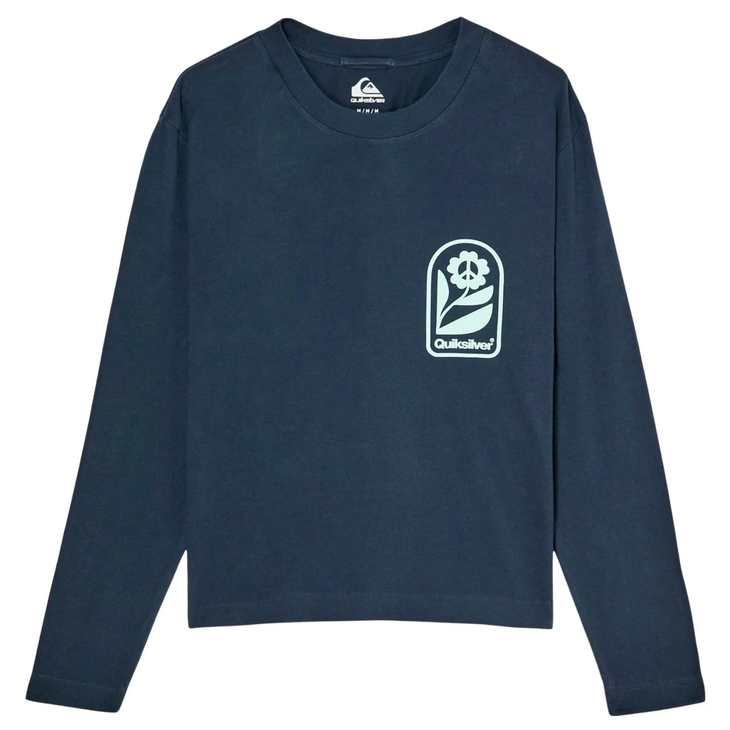 Дамска блуза с дълъг ръкав Quiksilver Women's Standard L/S Tee Longsleeve - Dark Navy