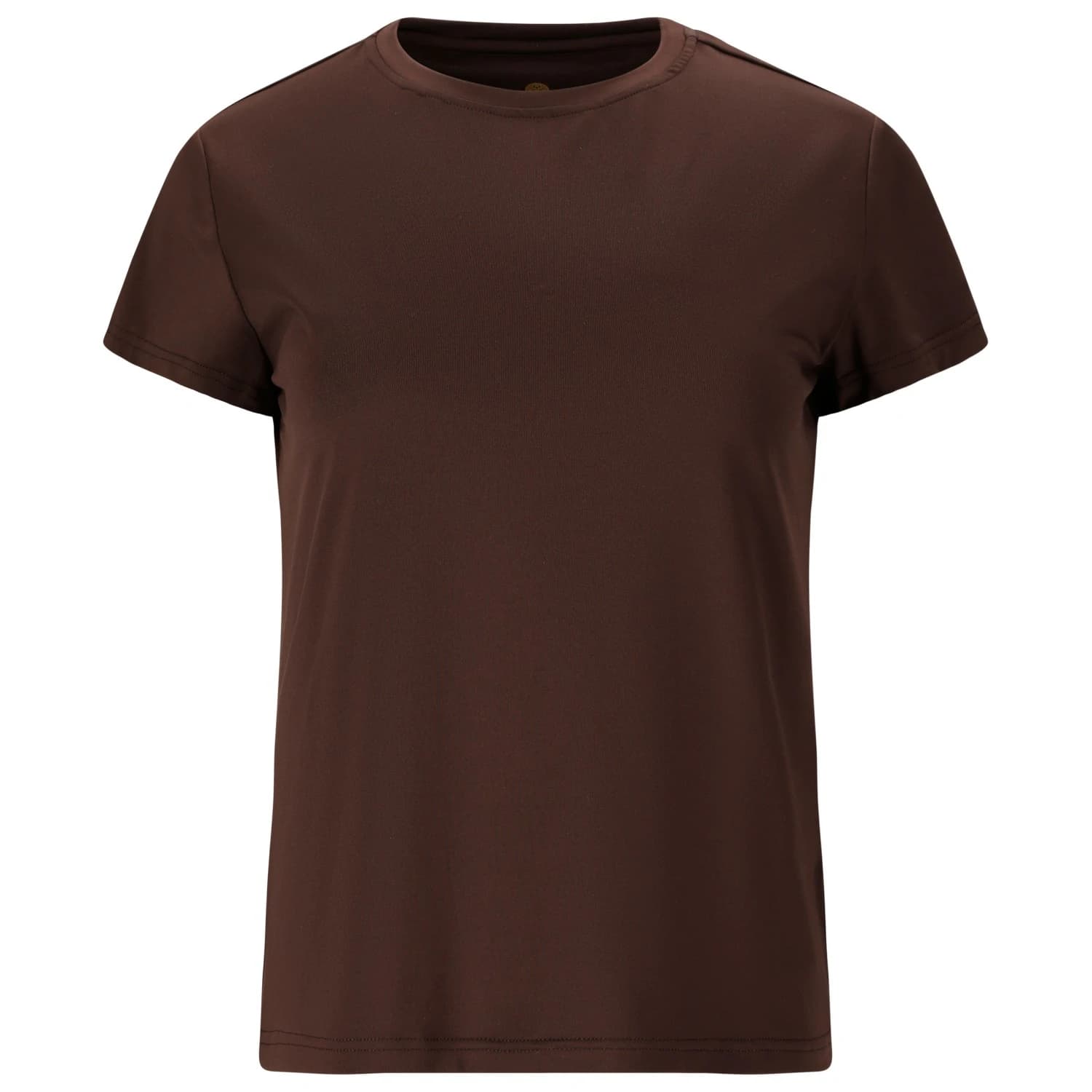 Дамска спортна тениска ATHLECIA Women's Almi V2 S/S Tee Sport shirt - Chocolate Torte