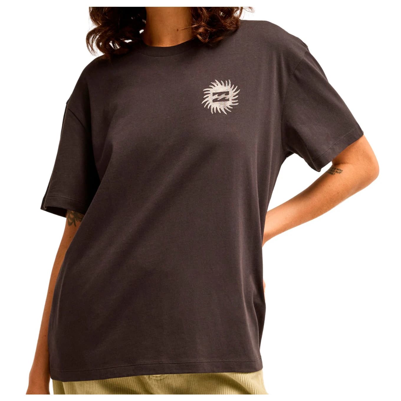 Дамска тениска Billabong Women's Always Looking T-shirt - Black Pebble