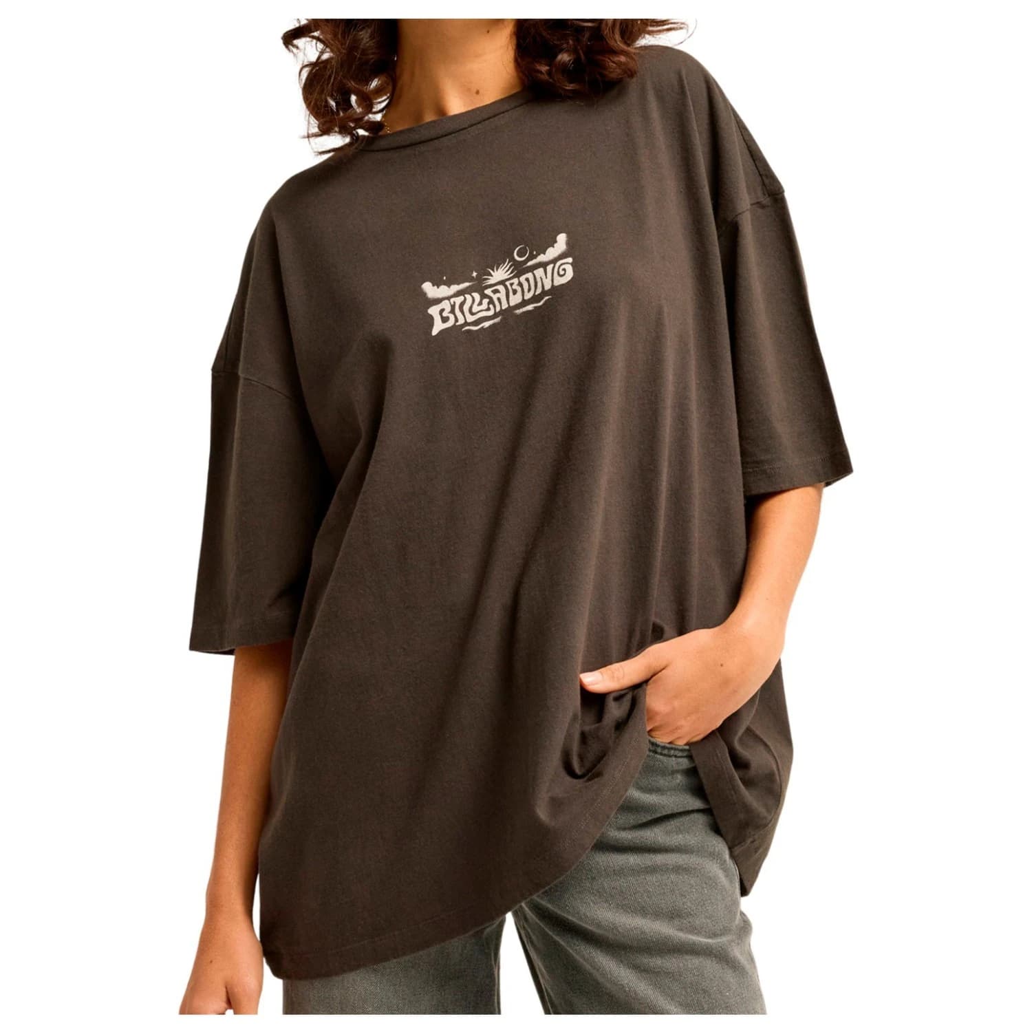 Дамска тениска Billabong Women's Tropical Filmore T-shirt - Off Black