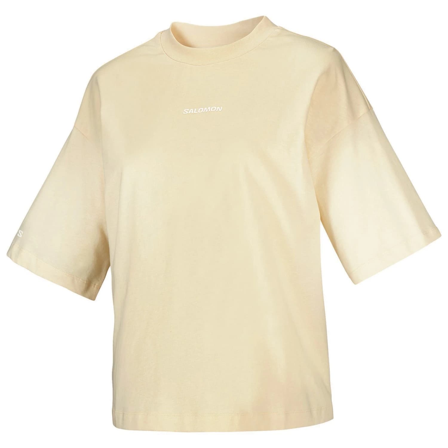 Дамска тениска Salomon Women's Logo Short Sleeve Tee T-shirt - Anise Flower