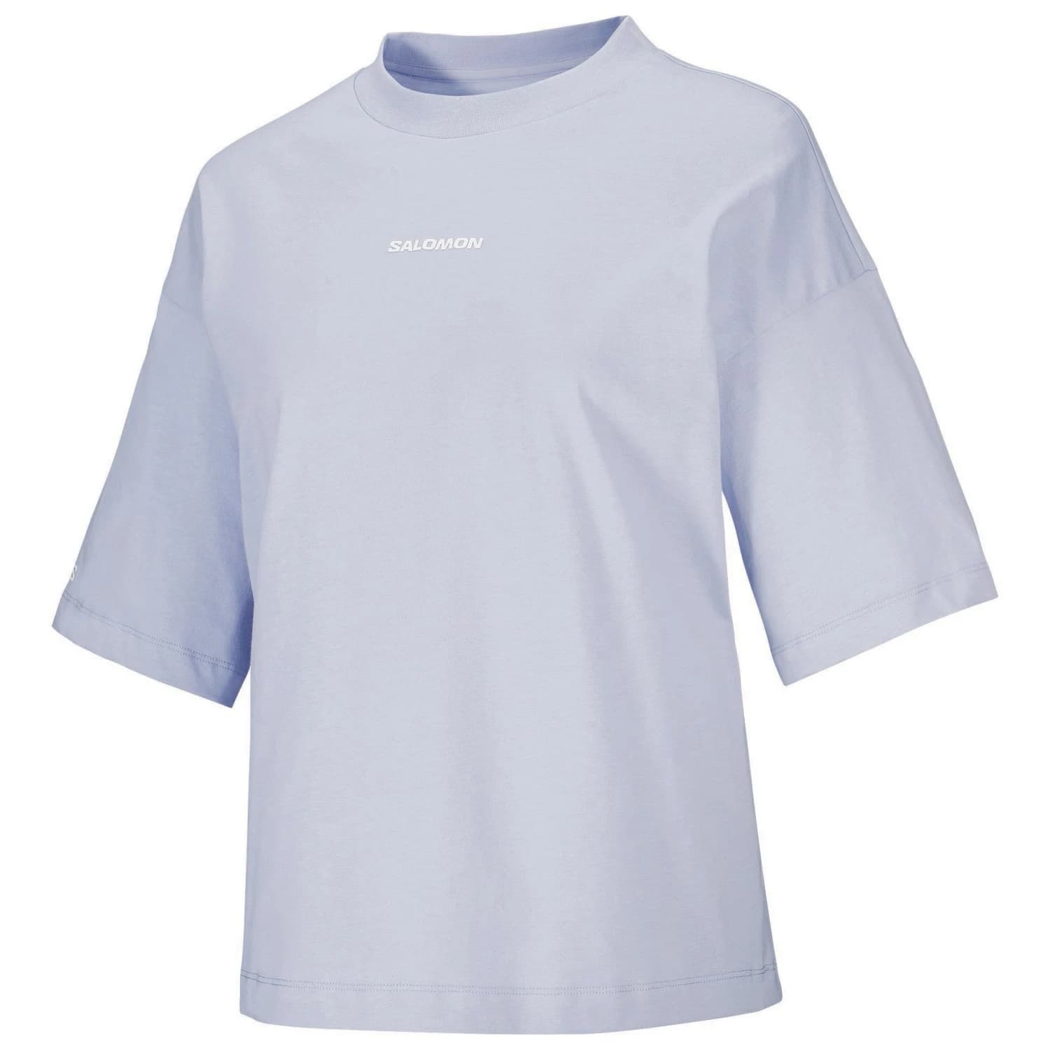 Дамска тениска Salomon Women's Logo Short Sleeve Tee T-shirt - Brunnera Blue