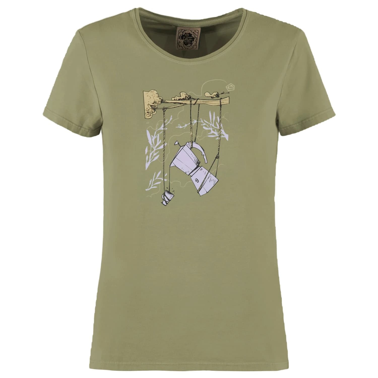 Дамска тениска E9 Women's W-Bond T-shirt - Cumino
