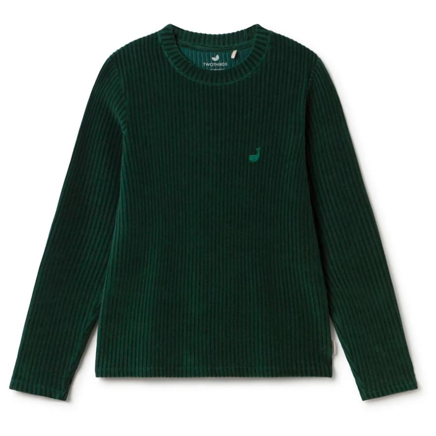 Дамска блуза с дълъг ръкав TWOTHIRDS Women's Eparses Jumper - Dark Green