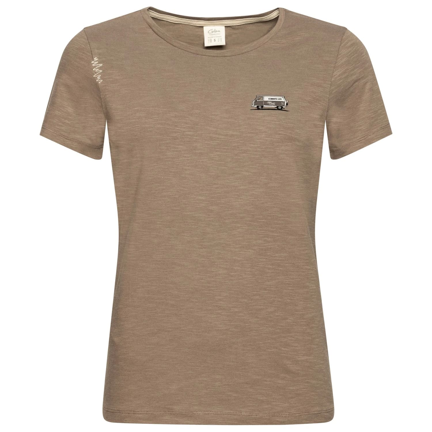 Дамска тениска Chillaz Women's Valencia Climber's Life T-shirt - Brown