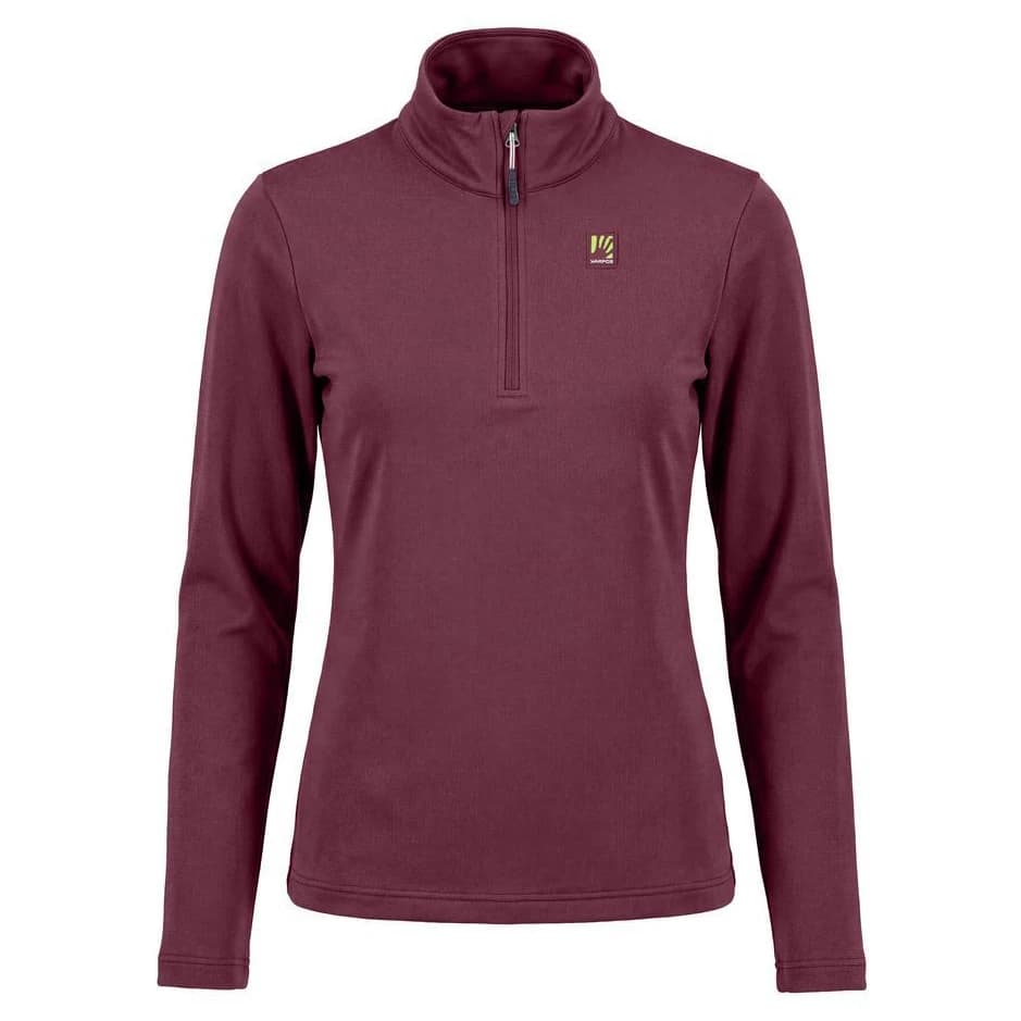 Блуза с дълъг ръкав Karpos Women's Pizzocco Evo Half Zip Fleece Fleece jacket - Crimson