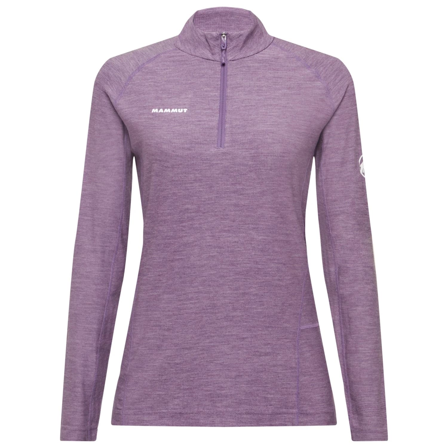 Дамска спортна тениска Mammut Women's Tree Wool Thermal FL Half Zip Longsleeve Sport shirt - Paloja Melange